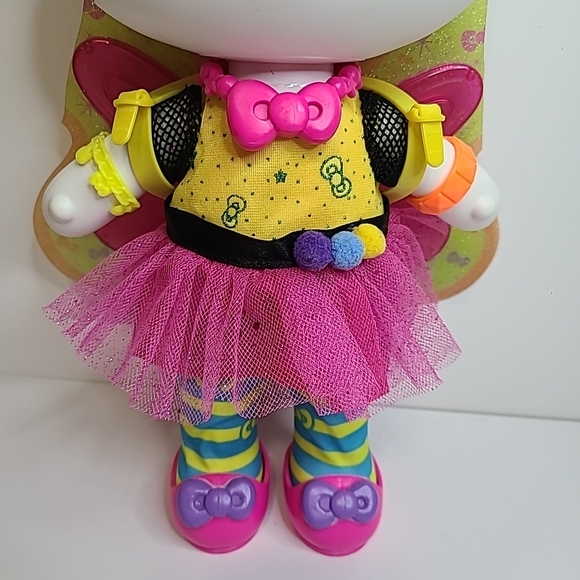 2013 Sanrio Hello Kitty Neon Fairy Glitter Doll with Outfit & Wings - Picture 5 of 13